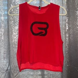 CycleBar cropped tank